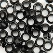 Black -Fashion Eyelets-Bsic