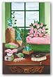 Pink and Green Bath - AKA Alpha Kappa Alpha by Herman Woodall 8"x10" Art Print Poster