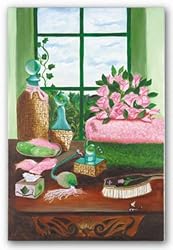 Pink and Green Bath - AKA Alpha Kappa Alpha by Herman Woodall 8"x10" Art Print Poster