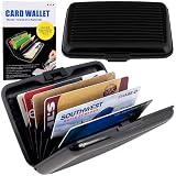 Aluminum Credit Card Wallet RFID Blocking Case Black 51c3ZCJQ1 L. SL160 Aluminum Credit Card Wallet RFID Blocking Case Black