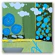 Blue Roses II by Miguel Paredes 12"x12" Art Print Poster Latin