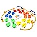 Rainbow Craft DIY Monkey Rock Climbing Holds Set Buddles of 20Pc with 2Pc Handles and 8Ft Knotted Rope for Kids Outdoor Play Includes Mounting Screws and Hooks