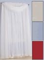 Sheer Curtain Panels - 60"W x 54"L Sheer Panel, Color White