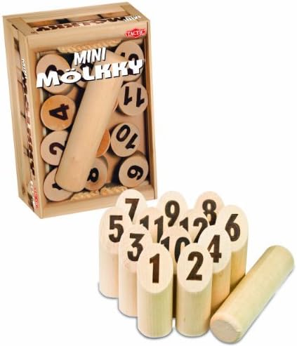 Tactic - 40436 - Jeu de SociÃƒÂƒÃ'ÂƒÃƒÂ'Ã'Â©tÃƒÂƒÃ'ÂƒÃƒÂ'Ã'Â© - Mini MÃƒÂƒÃ'ÂƒÃƒÂ'Ã'Â¶lkky d'intÃƒÂƒÃ'ÂƒÃƒÂ'Ã'Â©rieur by Indoor Molkky M