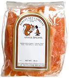 Bergin Nut Company Papaya Spears, Low Sugar No Sulfur, 16-Ounce Bags (Pack of 3)