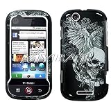 51c3gwP0BXL. SL160  Skull Wing Design Hard Cover Snap On Protector Case for Motorola CLIQ MB 200