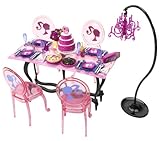 IMAGE OF Barbie Glam Dining Set - Pink