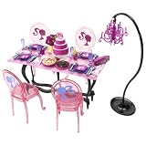 Barbie Glam Dining Set - Pink (Toy)