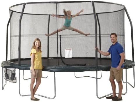 JumpPod Trampoline with Foam Sleeve Covers, 15-Feet