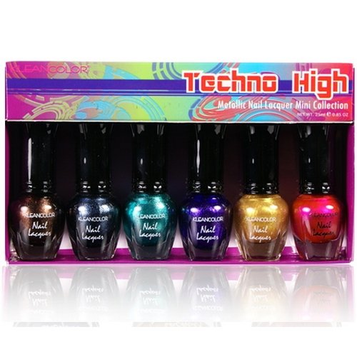 KLEANCOLOR Nail Lacquer Mini Collection - Techno High, Metaliic - KCNPC592 KLEANCOLOR Nail Lacquer Mini Collection - Techno High, Metaliic - KCNPC592