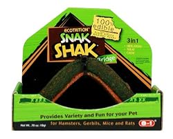 eCOTRITION Snak Shak Small Bridge - Hamster/Gerbil