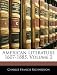 American Literature 1607-1885, Volume 2