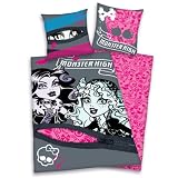 Herding 442721050 Bettw&auml;sche Monster High, 80 x 80 und 135 x 200 cm, Linon