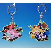 東方ラバー・キーホルダー 電波カオス（レミリア、萃香）２種セット
