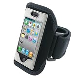NEW BLACK + SILVER SPORT ARMBAND FOR IPHONE 3G 3GS 8GB 16GB by eForCity