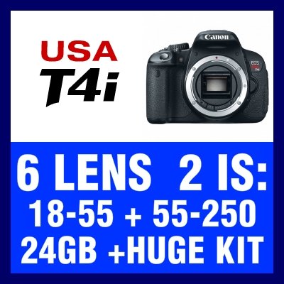 black friday price GID CanonT4i_6LensKIT