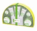 Accentra Tea Tree and Lime Badeset 8-teilig (Duft: Teebaumöl/Limette, Duschgel, Handlotion, Body Peeling, Bath Fizzers, Body Lotion, Body Butter, Waschhandschuh