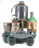 【送料無料】【豪華酒器セット】(焼酎サーバー、黒千代香、芋焼酎 東国原(ひがしこくばる)720ml)A7