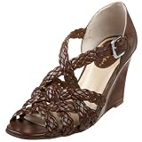 Cole Haan Women's Fiorella Wedge Dress Sandal,Luggage,5.5 B US