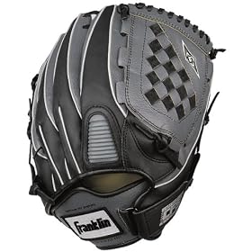 <b>Franklin RTP 13" Softball Glove - Black/ Gray</b>
