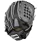 Franklin RTP 13" Softball Glove - Black/ Gray
