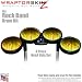 Fire Yellow Skin by WraptorSkinz fits Rock Band Drum Set for Nintendo Wii, XBOX 360, PS2 & PS3 (DRUMS NOT INCLUDED)