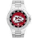 LogoArt Kansas City Chiefs Pro II Stainless Steel 1 5/8 inch X 1 3/4 inch X 1 inch Watch