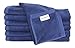 SALBAKOS 100% Turkish Cotton Washcloth Set of 12 13x13 inch | Heirloom Quality | Hotel & Spa Collection | Ultra Soft, Super Absorbent, Washcloth Towels | Made in Turkey (Light Navy, 12 Washcloths)