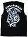 Sons of Anarchy Men's Reaper Shield Muscle Tank Top, Black, 3XL