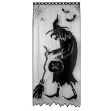 View Heritage Lace Witch 38-Inch Wide by 84-Inch Drop Scenic Panel, Black Heritage Lace Witch 38-Inch Wide by 84-Inch Drop Scenic Panel, Black Picture