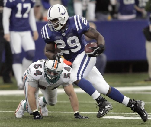 Joseph Addai HD 11x17 Indianapolis Colts #03 HDQ