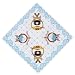 from Lights4fun- Decoration Diamond Jubilee Party, Paper Cocktail Napkins, Pack of 25 Model BRIT2-NAPKIN