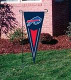 BUFFALO BILLS OFFICIAL LOGO PENNANT GARDEN FLAG + STAND
