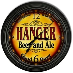 HANGER 'S Beer and Ale Cascading Pub Wall Clock