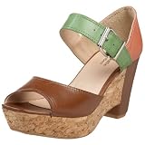 Joseph Griffin Women's Jacumba Platform Sandal,Orange/Brown,8 M