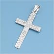 Sterling Silver Pendant - Cross - 27mm Pendant Height