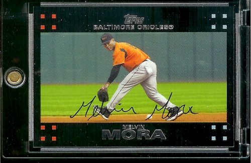 2007 Topps #181 Melvin Mora Baltimore Orioles Baseball Card - Mint Condition - Shipped in Protective Display Case!