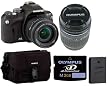 Olympus Evolt E-410 10MP Digital SLR Camera W/ 14-42mm f/3.5-5.6 and 40-150mm f/4.0-5.6 Zuiko Lenses + Olympus E-System Travel D-SLR Gadget Bag 260248 + Rechargable Lithium-Ion Battery + Olympus 2GB XD Memory Card + Willoughbys Starter Kit