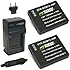 Wasabi Power Battery (2-Pack) and Charger for Panasonic DMW-BCM13, DMW-BCM13PP and Panasonic Lumix DMC-FT5, DMC-LZ40, DMC-TS5, DMC-TS6, DMC-TZ37, DMC-TZ40, DMC-TZ41, DMC-TZ55, DMC-TZ60, DMC-ZS27, DMC-ZS30, DMC-ZS35, DMC-ZS40, DMC-ZS45, DMC-ZS50
