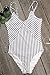 Cupshe Fashion Women's Stripe Printing Halter One-Piece Padding Swimsuit ,Multicolor,Small