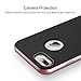 iPhone 7 Plus Case, ROCK [Royce Stand] - Black & Rose Gold [Ultra Thin][Kickstand][Metal Texture Side Buttons][Dual Layered][Slim Fit][Hard PC + Soft TPU] For Apple iPhone 7 Plus (2016)