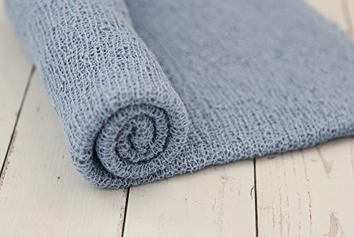 Bonbons Newborn Photography Wraps Newborn Stretch Wrap Powder Blue Color Newborn Baby Photo Prop Powder Blue