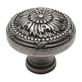 Cosmas 9460WN Weathered Nickel Cabinet Hardware Round Knob - 1-1/4" Diameter