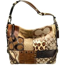 AUTHENTIC COACH FALL PATCHWORK CARLY BAG 11496
