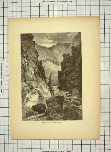 C1880 Devil'S Gate Weber Canon Slide Mountains America