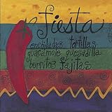 Fiesta Art Poster PRINT Bernadette Mood 8x8