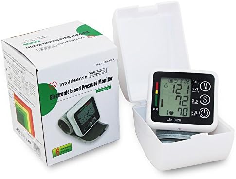 Wrist Blood Pressure monitor Digital LCD Screen Heart Pulse BP monitor device