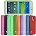 Eco-Fused Case Bundle for Samsung Galaxy S5 Including 10 Flexible TPU Covers with S Line Design/Microfiber Cleaning Cloth (Hot Pink/Red/Purple/Blue/Black/Smoke/Orange/Green/Clear/Light Blue)