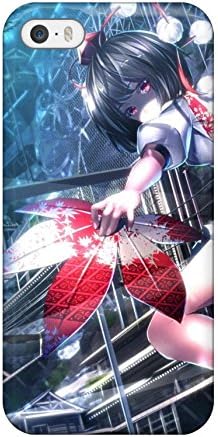 Iphone Case - Tpu Case Protective For Iphone 5/5s- Animal Bird Building Fan Feathers Leaves Ryosios Shameimaru Aya Shortskirt Touhou