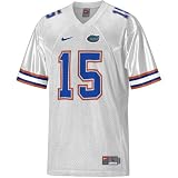Nike Florida Gators #15 White Twilled Football Jersey